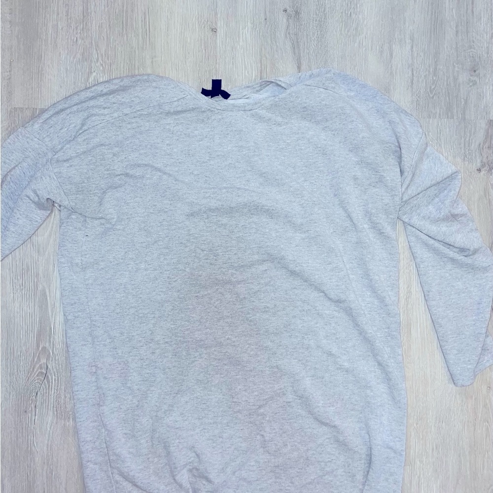 Topshop Gray oversized sweatshirt